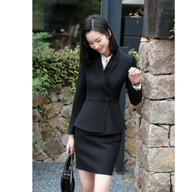Women Blazer + Skirt Korean Business 2 Pieces Sets 2019 Autumn New Office Ladies Fashion Formal Casual OL Spring Interview Suit
Women Blazer + Skirt Korean Business 2 Pieces Sets 2019 Autumn New Office Ladies Fashion Formal Casual OL Spring Interview Suit
