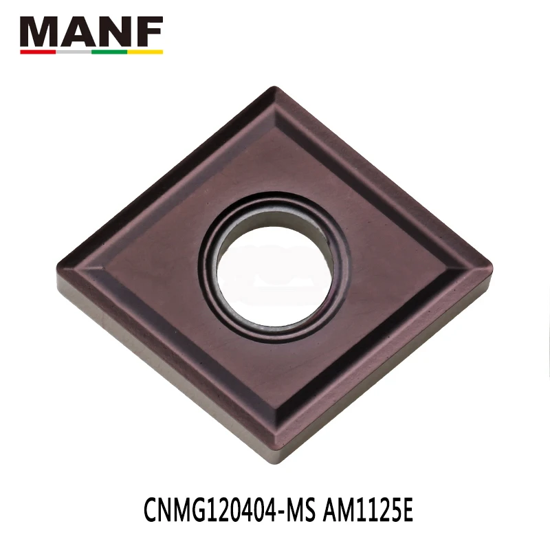 MANF CNMG120404 CNMG120408 токарный станок с твердосплавными внешними вставками лезвие ЧПУ