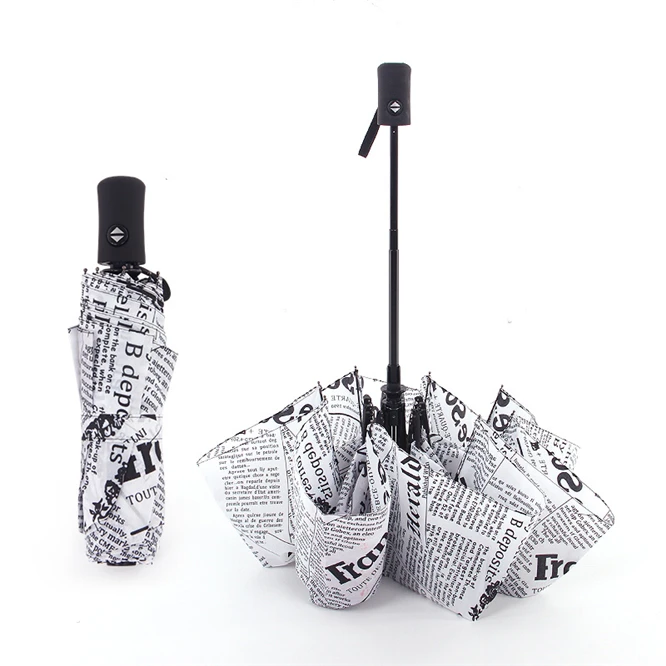 Black&White Wind Resistant Three Folding Automatic Umbrella Rain Auto Luxury Big Windproof Umbrellas Rain Black Coating Parasol
Black&White Wind Resistant Three Folding Automatic Umbrella Rain Auto Luxury Big Windproof Umbrellas Rain Black Coating Parasol