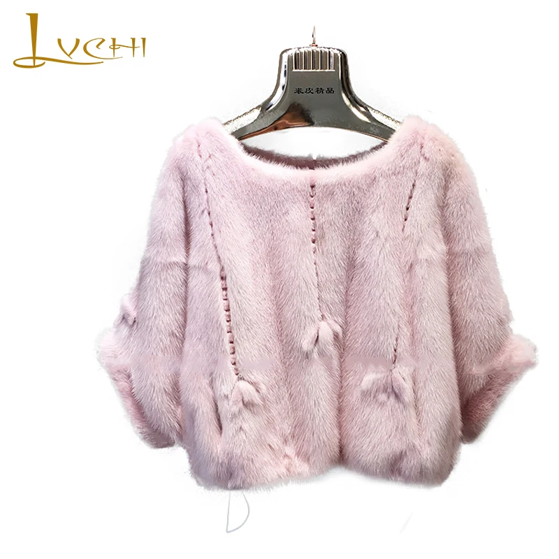 LVCHI 2019 New Real Mink Fur Coats Women's Coat Full Pelt Causal Half Batwing Sleeve Pullover Embroider Loss Slim Mink Fur Coats
LVCHI 2019 New Real Mink Fur Coats Women's Coat Full Pelt Causal Half Batwing Sleeve Pullover Embroider Loss Slim Mink Fur Coats