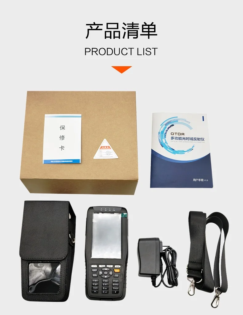 OTDR Tester Optical Time Domain Reflectometer 4 in 1 OPM OLS VFL Touch Screen 3m to 60km Range Optical Instrument fibra optica
OTDR Tester Optical Time Domain Reflectometer 4 in 1 OPM OLS VFL Touch Screen 3m to 60km Range Optical Instrument fibra optica