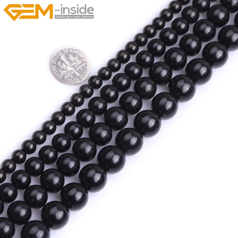 Natural Stone Black Round beads For Jewelry Making Strand 15inch Semi-precious Gem Stone DIY Bracelet Necklace
Natural Stone Black Round beads For Jewelry Making Strand 15inch Semi-precious Gem Stone DIY Bracelet Necklace