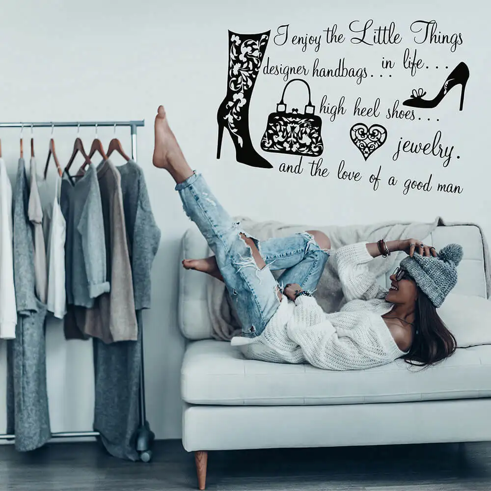 Closet Quote Decal Fashion Lady Closet Lettering Wall Sticker Closet Wall Decal Quote for Bedroom 8110Q
Closet Quote Decal Fashion Lady Closet Lettering Wall Sticker Closet Wall Decal Quote for Bedroom 8110Q