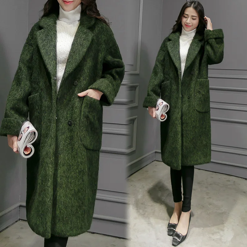 2018 new arrival x-long loose fit woolen winter coat women thickening warm wool coats outerwear free shipping
2018 new arrival x-long loose fit woolen winter coat women thickening warm wool coats outerwear free shipping