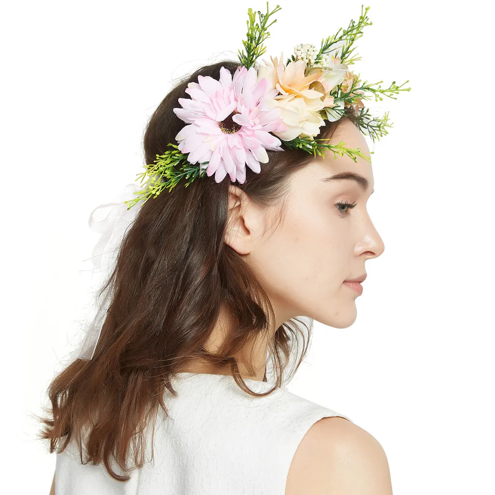 1 PC Handmade Woman Girls Artificial Flower Headband Party Wedding Fabric Flower Wreath Hair turquoise Flower Crown
1 PC Handmade Woman Girls Artificial Flower Headband Party Wedding Fabric Flower Wreath Hair turquoise Flower Crown