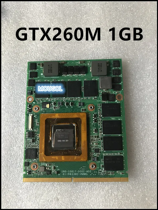 Original GTX260M Video Vga Graphic Card 180-10817-0002-A02 1GB P/N: 0WDXVH 96RJ4 for Dell m15x m17x r2
Original GTX260M Video Vga Graphic Card 180-10817-0002-A02 1GB P/N: 0WDXVH 96RJ4 for Dell m15x m17x r2