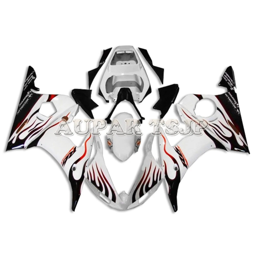 WHITE WITH RED AND BLACK FLAMES Bodywork For Yamaha R6S 2006 2007 2008 2009 ABS Injection Full Fairing kit High Quality Covers
WHITE WITH RED AND BLACK FLAMES Bodywork For Yamaha R6S 2006 2007 2008 2009 ABS Injection Full Fairing kit High Quality Covers