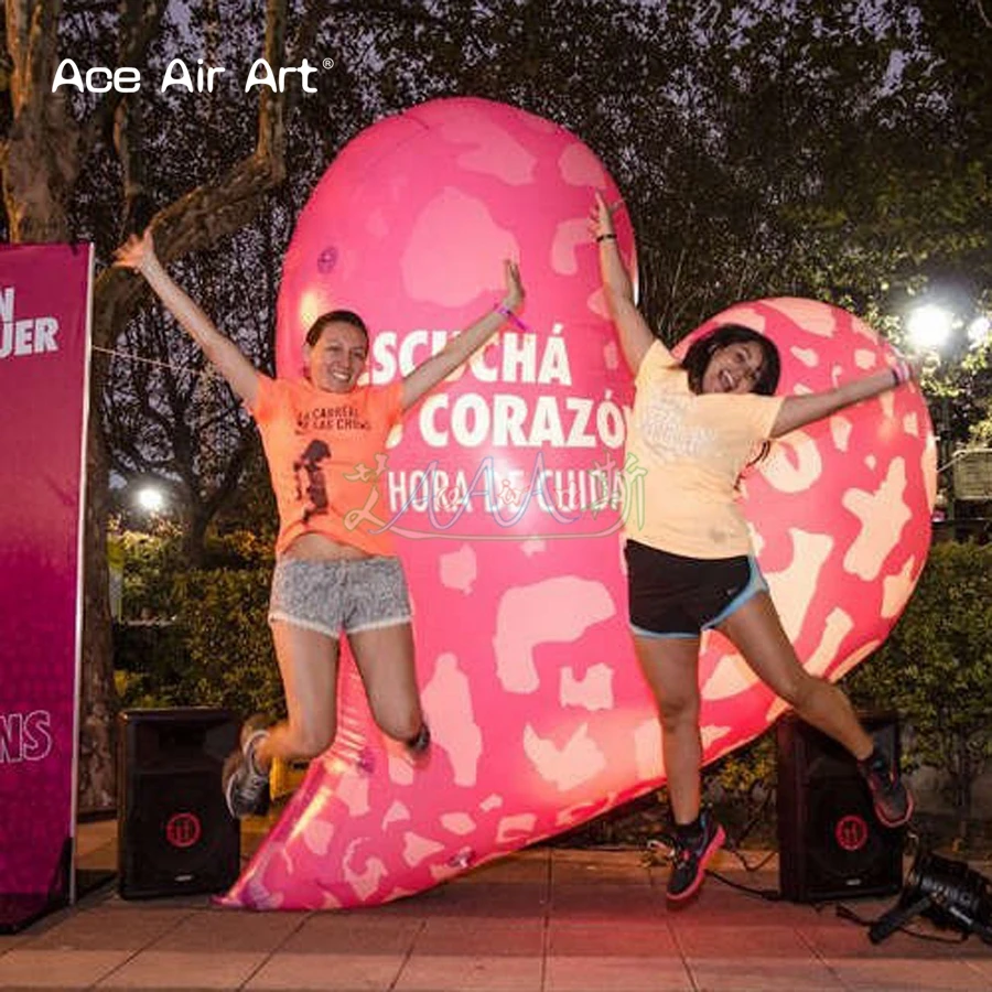 New Arrived Inflatable Heart Shape with LED Lights Heart Replica for Wedding/Valentine's Day Decoration
New Arrived Inflatable Heart Shape with LED Lights Heart Replica for Wedding/Valentine's Day Decoration