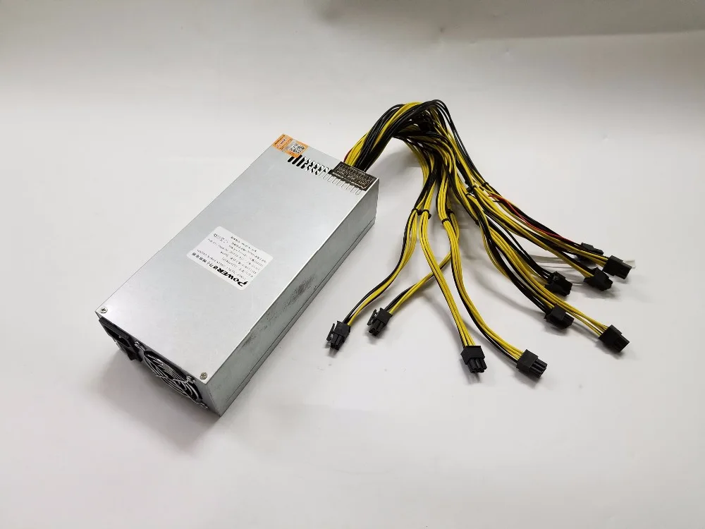 power supply 2500w 12V 183A output Include 10pcs 6Pin connector for Antminer S7 S9 D3 A3 Baikal X10 Giant-B WhatsMiner M1 M2 M3
power supply 2500w 12V 183A output Include 10pcs 6Pin connector for Antminer S7 S9 D3 A3 Baikal X10 Giant-B WhatsMiner M1 M2 M3
