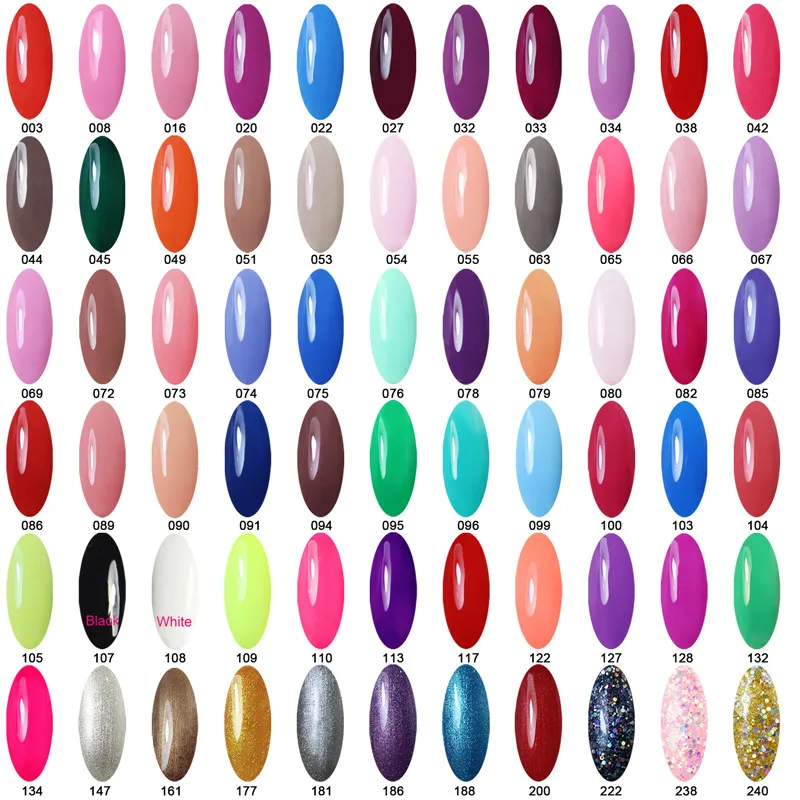 Nail Gel Polish Art Any 1Pcs Candy Lover 240 Color 8ml Long-Lasting Soak Off Led UV Fast Dry | Красота и здоровье