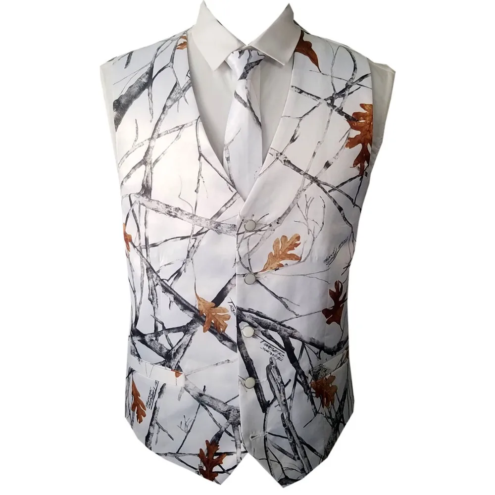 white camouflage vests and tie for wedding groom wear camo prom vests custom make free shipping
white camouflage vests and tie for wedding groom wear camo prom vests custom make free shipping