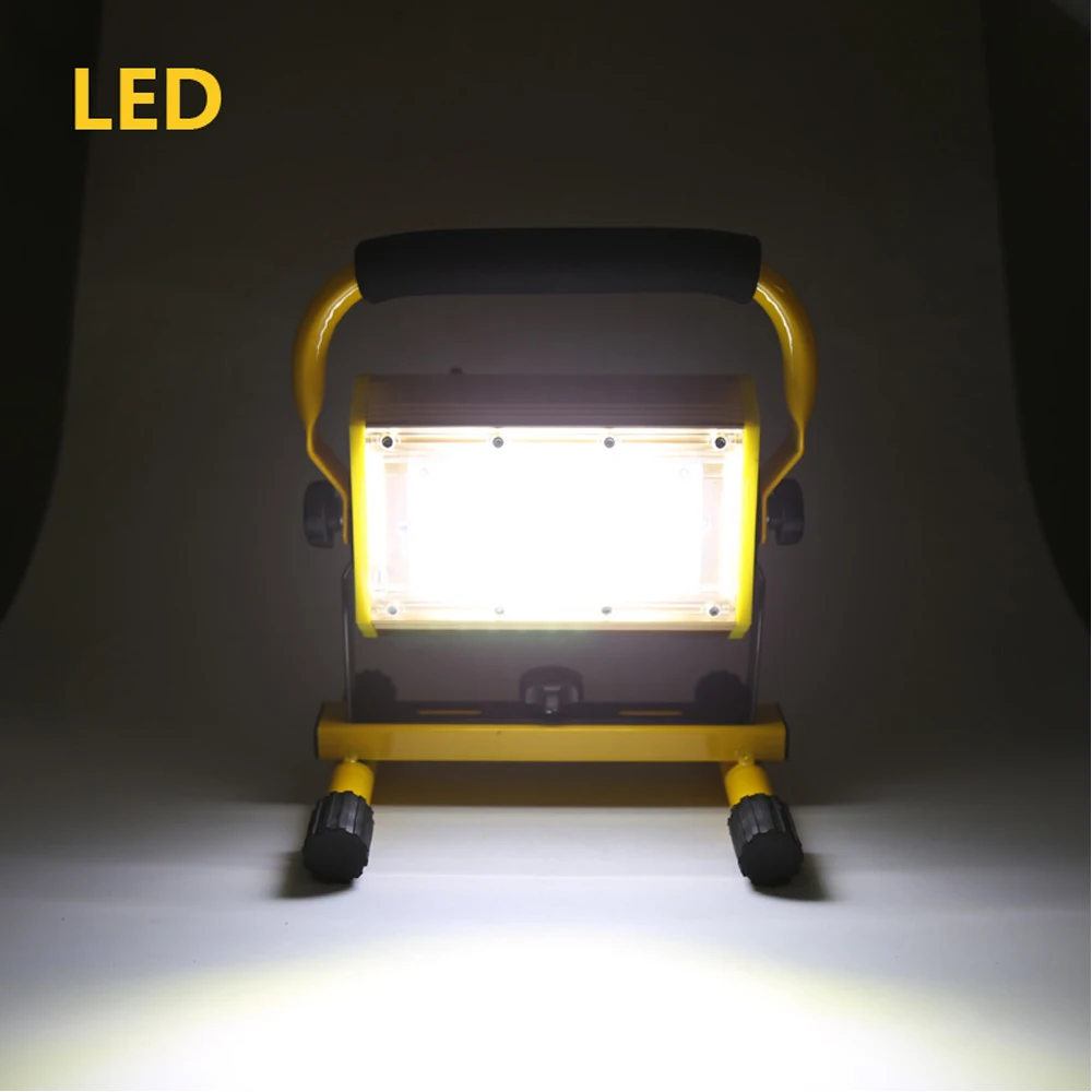 LED outdoor lighting floodlight IP67 waterproof 100W COB LED portable spotlight rechargeable 18650 searchlight lamp
LED outdoor lighting floodlight IP67 waterproof 100W COB LED portable spotlight rechargeable 18650 searchlight lamp