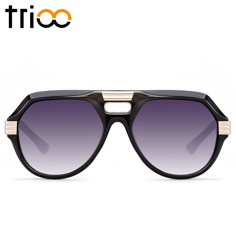 TRIOO Pilot Sunglasses For Men Luxury Glossy Black Frame Oculos Oversized Cool Male Sun Glasses New Fashion Designer Shades
TRIOO Pilot Sunglasses For Men Luxury Glossy Black Frame Oculos Oversized Cool Male Sun Glasses New Fashion Designer Shades