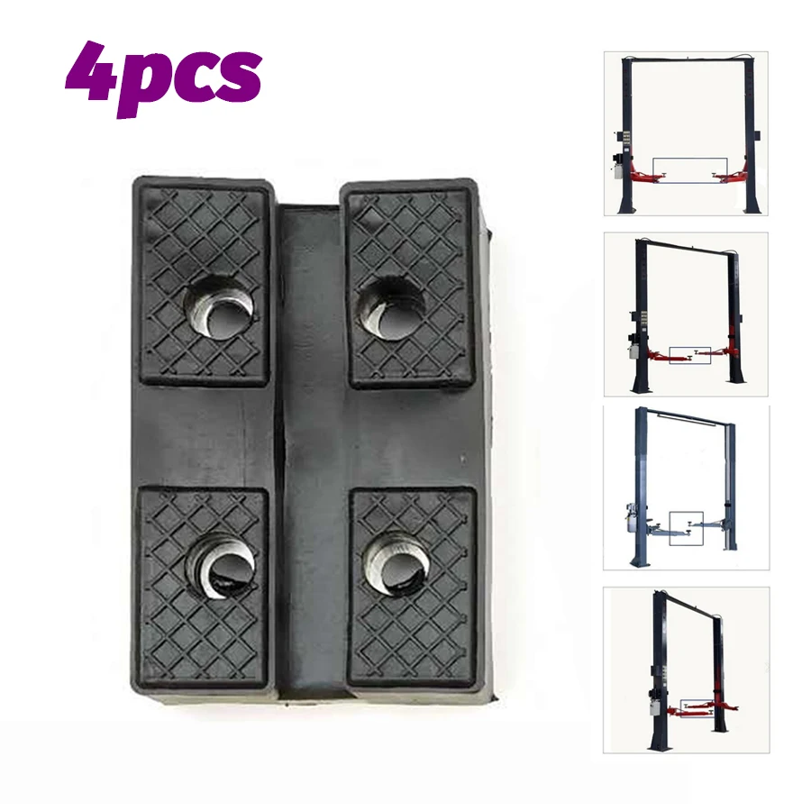 4 Pcs Rubber Car Lift Pad Heavy Duty Hold up to Sharp sub-frames and Pinch Weld Points
4 Pcs Rubber Car Lift Pad Heavy Duty Hold up to Sharp sub-frames and Pinch Weld Points