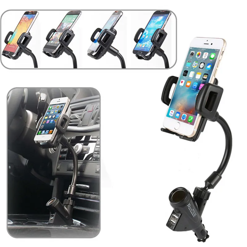 2018 универсальное автомобильное зарядное устройство с двумя USB-портами, регулируемый держатель для мобильного телефона
2018 универсальное автомобильное зарядное устройство с двумя USB-портами, регулируемый держатель для мобильного телефона