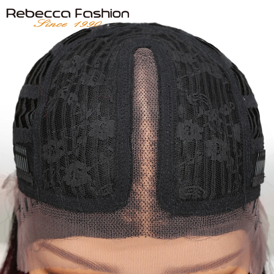Волосы Rebecca для женщин короткие волосы прямые Remy на шнурке фронтальная пряжа