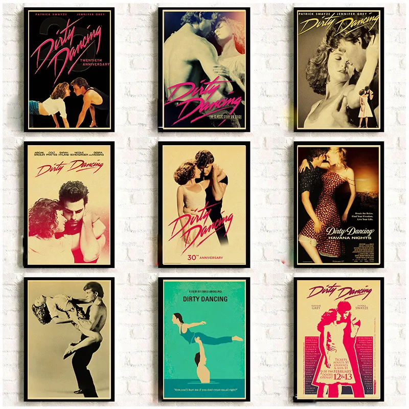 Dirty Dancing Posters Vintage Kraft Paper Classic Movie Poster Home Room Bar Decor Wall Decoration Art Wall Stickers
Dirty Dancing Posters Vintage Kraft Paper Classic Movie Poster Home Room Bar Decor Wall Decoration Art Wall Stickers