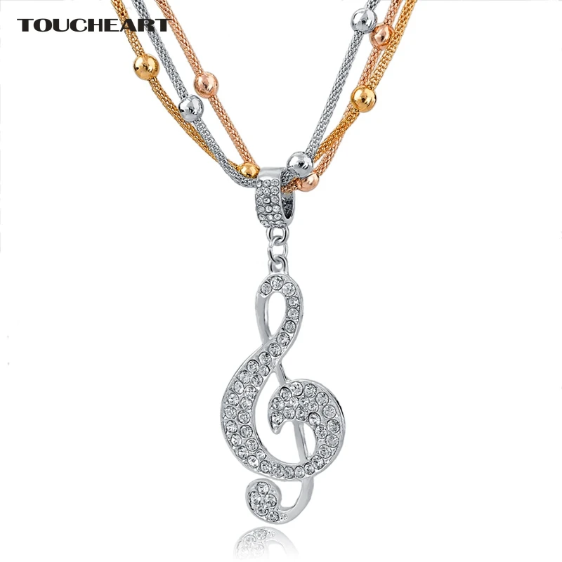 TOUCHEART Custom Luxury Statement Austrian Crystal Necklace Note Pendants For Women Silver Chain Multi Layer Necklaces SNE150790
TOUCHEART Custom Luxury Statement Austrian Crystal Necklace Note Pendants For Women Silver Chain Multi Layer Necklaces SNE150790