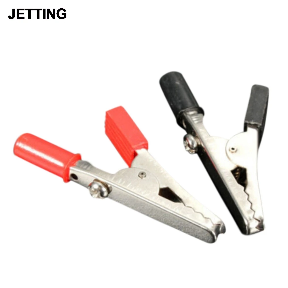 2Pcs/lot Alligator Clips Clamp to 4mm Banana Female Jack Test Adapter Red Black
2Pcs/lot Alligator Clips Clamp to 4mm Banana Female Jack Test Adapter Red Black