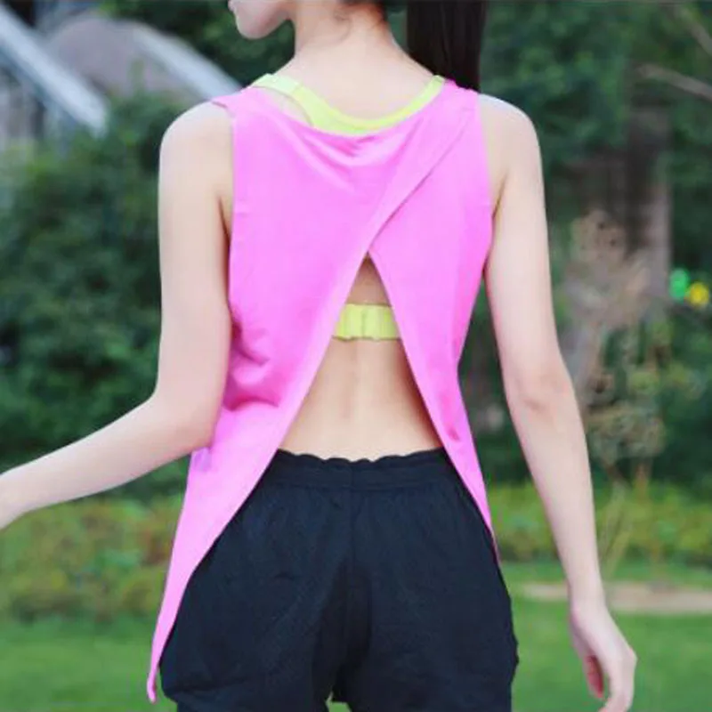 ALBREDA Women sexy Yoga T-Shirts Sports Solid Color Tops Sleeveless Hollow Vests for Fitness Exercise Running Quick-Dry clothes
ALBREDA Women sexy Yoga T-Shirts Sports Solid Color Tops Sleeveless Hollow Vests for Fitness Exercise Running Quick-Dry clothes