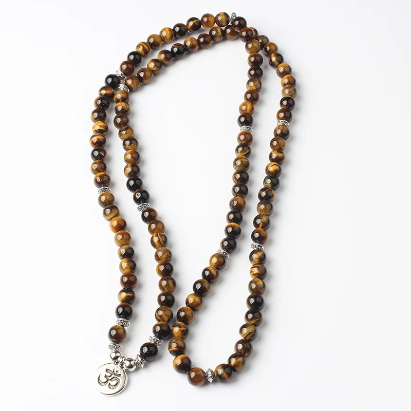Natural Necklace 8mm 108beads Pink Crystal Yellow Tiger Eye Stone Beads Necklace Pendant For Diy Jewelry Amulet Accessories
Natural Necklace 8mm 108beads Pink Crystal Yellow Tiger Eye Stone Beads Necklace Pendant For Diy Jewelry Amulet Accessories