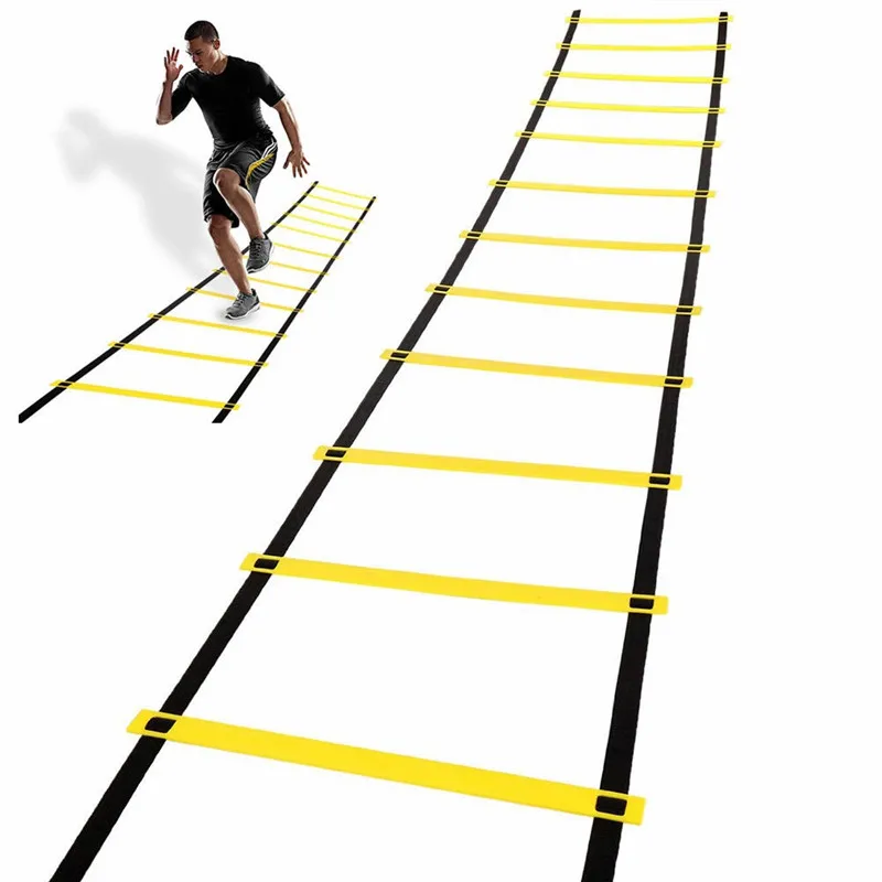 Agility Ladder Speed Ladder Nylon Straps 6M 12-Rung for Kids Adults Football Soccer Speed Training With Carry Bag Sport Fitness
Agility Ladder Speed Ladder Nylon Straps 6M 12-Rung for Kids Adults Football Soccer Speed Training With Carry Bag Sport Fitness