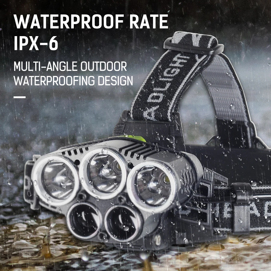 Waterproof Headlamp USB Rechargeable LED Headlight 25000lm Cree LED Flashlight 18650 Battery Camping Lantern Led Head Lamps
Waterproof Headlamp USB Rechargeable LED Headlight 25000lm Cree LED Flashlight 18650 Battery Camping Lantern Led Head Lamps