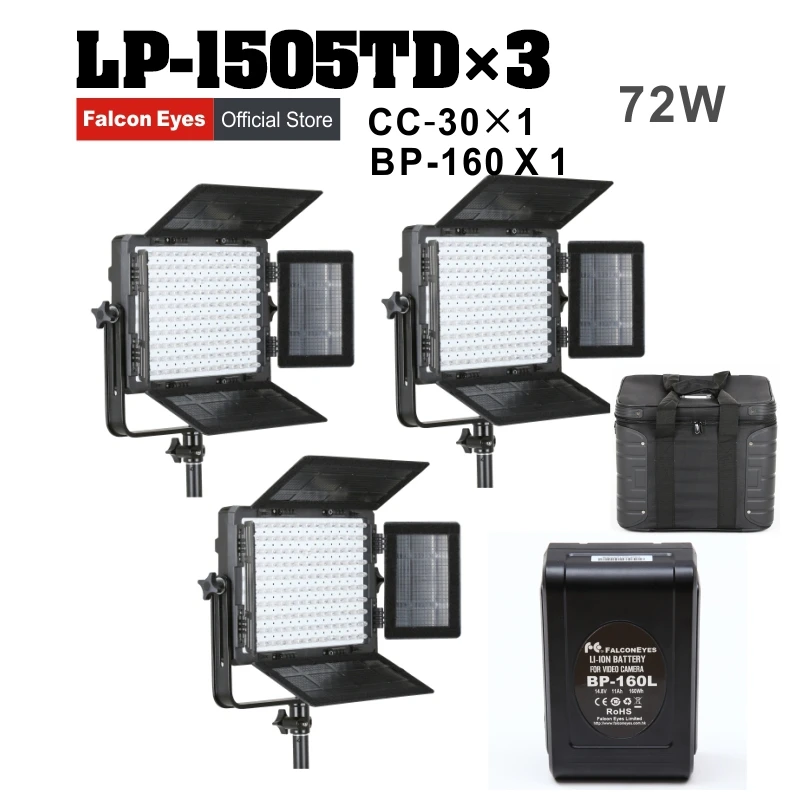 free shipping 3XLot 75W LED Panel Photography Video Light Panel Dimmable LED Studio light LP-1505TD with battery BP-160
free shipping 3XLot 75W LED Panel Photography Video Light Panel Dimmable LED Studio light LP-1505TD with battery BP-160