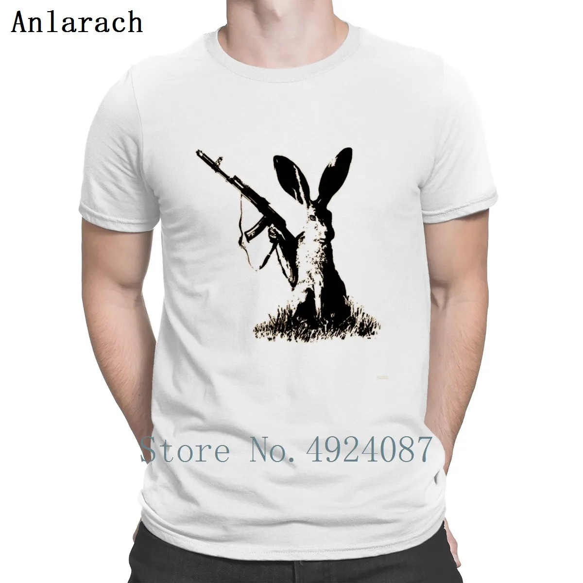 Футболка Jackrabbit с калашниковым Ak 47 дизайнерская семейная Летняя мужская футболка