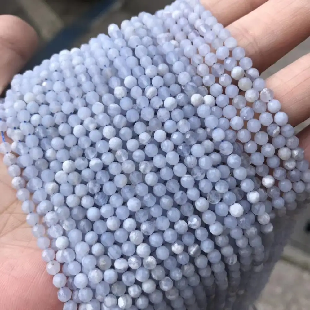 3mm Faceted Natural Blue Lace Agates Stone Beads Round Loose Small Gold Sun/Turquoises Stone Beads For Jewelry Making DIY 15''
3mm Faceted Natural Blue Lace Agates Stone Beads Round Loose Small Gold Sun/Turquoises Stone Beads For Jewelry Making DIY 15''