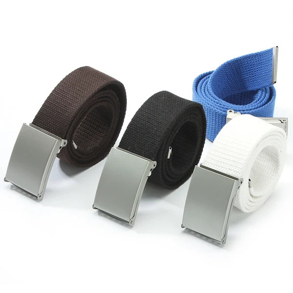 Jlong 2018 New Herren Damen Waist Belt Silver Metal Buckle Canvas Waistband Strap z1
Jlong 2018 New Herren Damen Waist Belt Silver Metal Buckle Canvas Waistband Strap z1