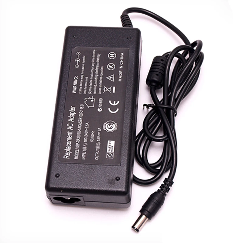 15V 6A 6.3*3.0mm Replacment Laptop AC Power Adapter Charger for Toshiba Satellite A100-049 PA2501U PA2521U A100-ST8211 EU cord
15V 6A 6.3*3.0mm Replacment Laptop AC Power Adapter Charger for Toshiba Satellite A100-049 PA2501U PA2521U A100-ST8211 EU cord