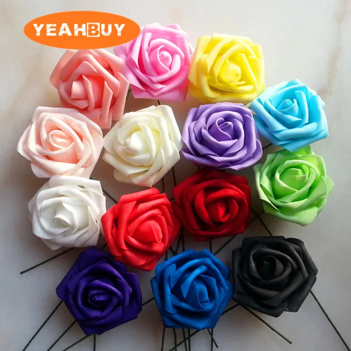 100pcs 7CM PE Artificial Foam Roses with stem For Home And Wedding Decoration DIY wedding bouquet making
100pcs 7CM PE Artificial Foam Roses with stem For Home And Wedding Decoration DIY wedding bouquet making