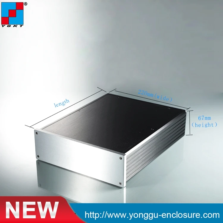 220*67-280 mm (WxH-D)1.5U Full Aluminum Enclosure Mini Case Preamp Box Audio Amplifier Chassis New
220*67-280 mm (WxH-D)1.5U Full Aluminum Enclosure Mini Case Preamp Box Audio Amplifier Chassis New
