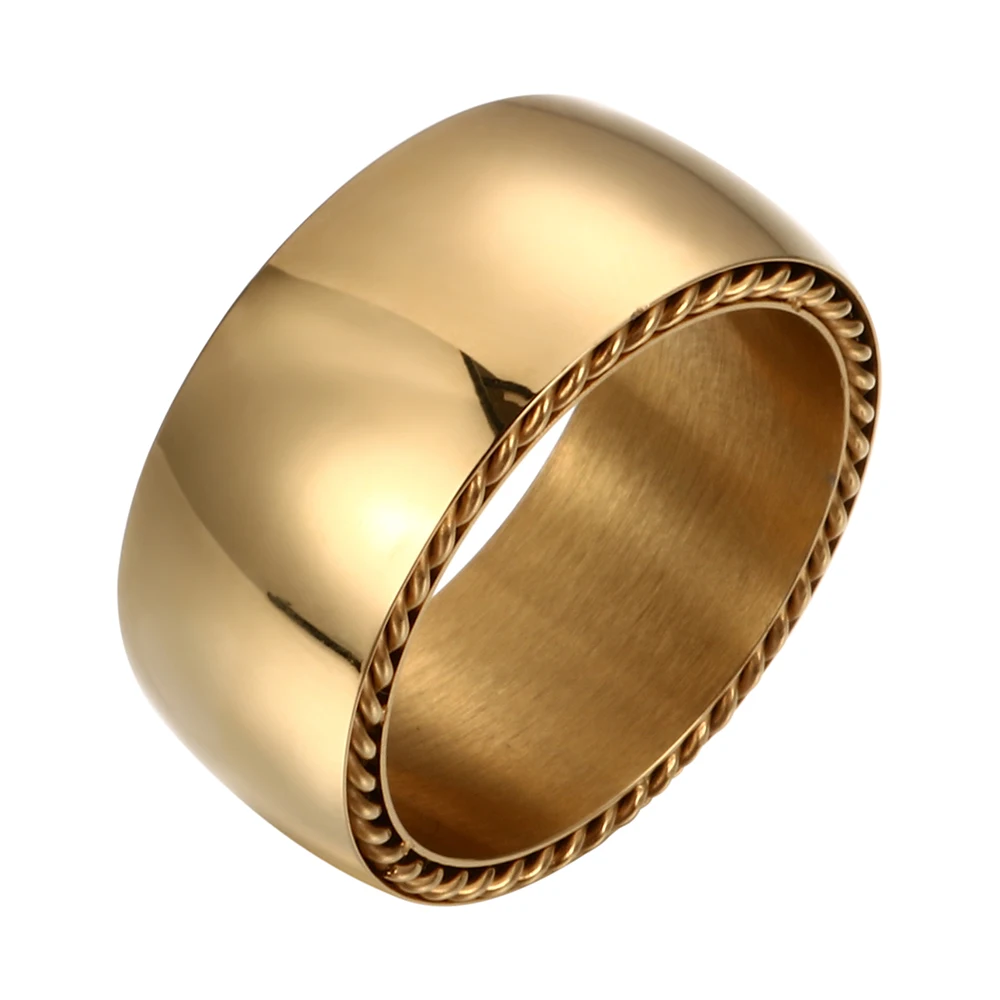 JINHUI High Quality Glossy Stainless Steel Ring For Men Women Couple Vintage Large Size Width Finger Male Ring Party Jewelry New
JINHUI High Quality Glossy Stainless Steel Ring For Men Women Couple Vintage Large Size Width Finger Male Ring Party Jewelry New