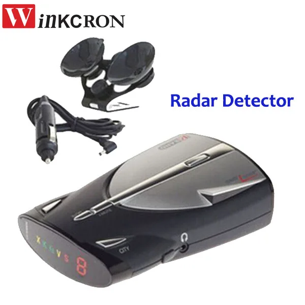 Car Radar Detector XRS-9740 Anti laser car detector radar speed detector with English & Russian verstion and Voice
