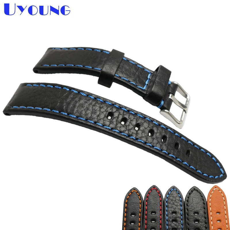 Italian cowhide watch band leather watch strap 20mm 22mm 24mm genuine leather watch belt stitched wristband watch accessories
Italian cowhide watch band leather watch strap 20mm 22mm 24mm genuine leather watch belt stitched wristband watch accessories