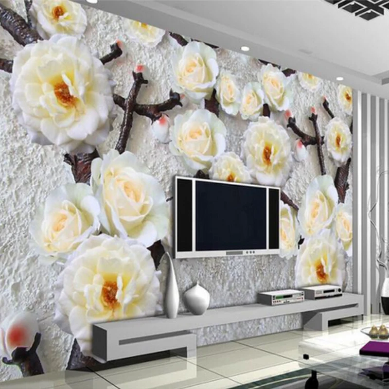 Custom Any Size 3D Stereoscopic Relief Flower Non-woven Wallpaper Modern Living Room Bedroom Background Mural Photo Wallpaper
Custom Any Size 3D Stereoscopic Relief Flower Non-woven Wallpaper Modern Living Room Bedroom Background Mural Photo Wallpaper