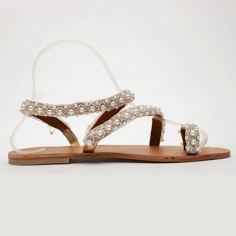 2019 Women Summer Sandals Fashion Pearl Bohemia Ladies Sandals String Bead Womens Sandals Flat Flip Flops Sapatos Feminino
2019 Women Summer Sandals Fashion Pearl Bohemia Ladies Sandals String Bead Womens Sandals Flat Flip Flops Sapatos Feminino