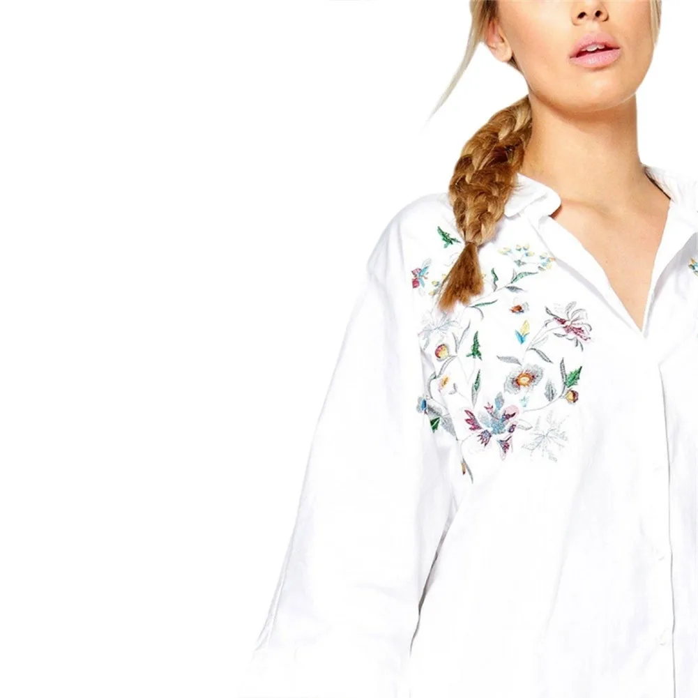 KLV 2019 NEW Large Size Womens Embroidered Shirts Flowers Plus Big Size Female Ladies Solid color Long Sleeve Shirts 4.10
KLV 2019 NEW Large Size Womens Embroidered Shirts Flowers Plus Big Size Female Ladies Solid color Long Sleeve Shirts 4.10