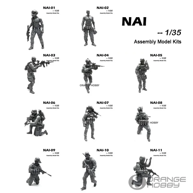 OHS YuFanModel 1/35 NAI 01 11 Series часть I Современная армейская сборка военная модель