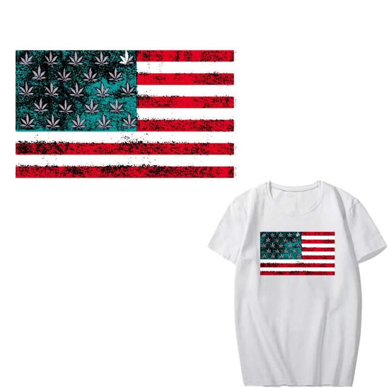 US Flag Patches for Clothes DIY T-shirt Dresses Washable Stickers Heat Transfer Vinyl Iron-on Patch Print By Household Irons
US Flag Patches for Clothes DIY T-shirt Dresses Washable Stickers Heat Transfer Vinyl Iron-on Patch Print By Household Irons