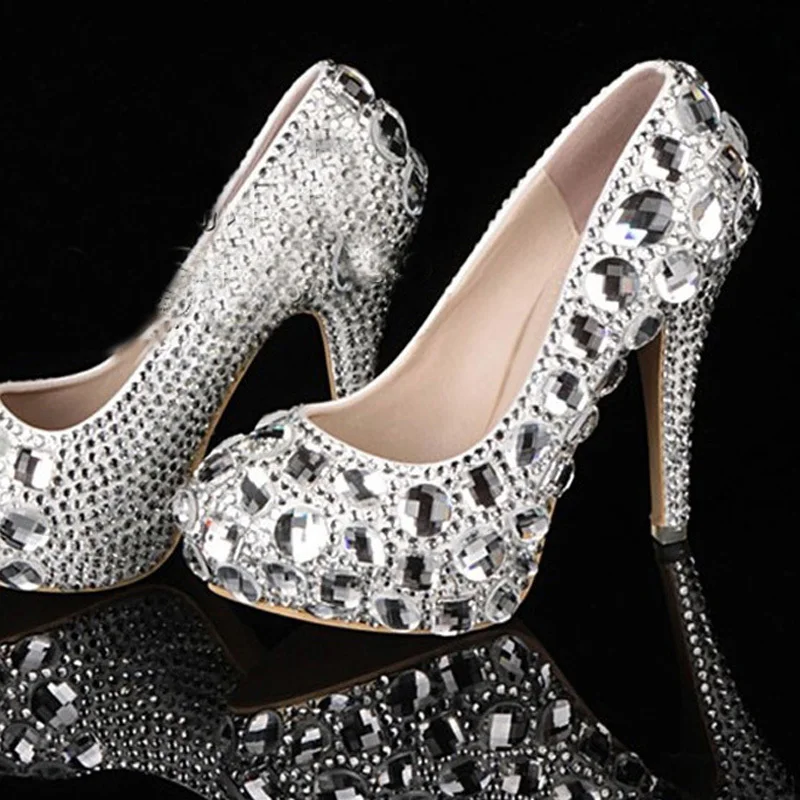 Luxury Lady Party Prom Dress Shoes High Heel Bridal Shoes with Platform for Woman Gorgeous Crystal high heel wedding shoes
Luxury Lady Party Prom Dress Shoes High Heel Bridal Shoes with Platform for Woman Gorgeous Crystal high heel wedding shoes