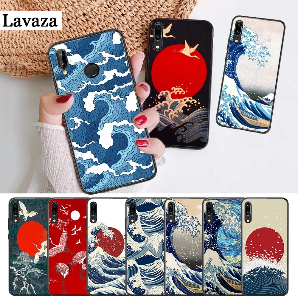Hokusai The Great Wave off силиконовый чехол для Huawei P8 Lite 2015 2017 P9 2016 Mimi P10 P20 Pro P Smart Z 2019