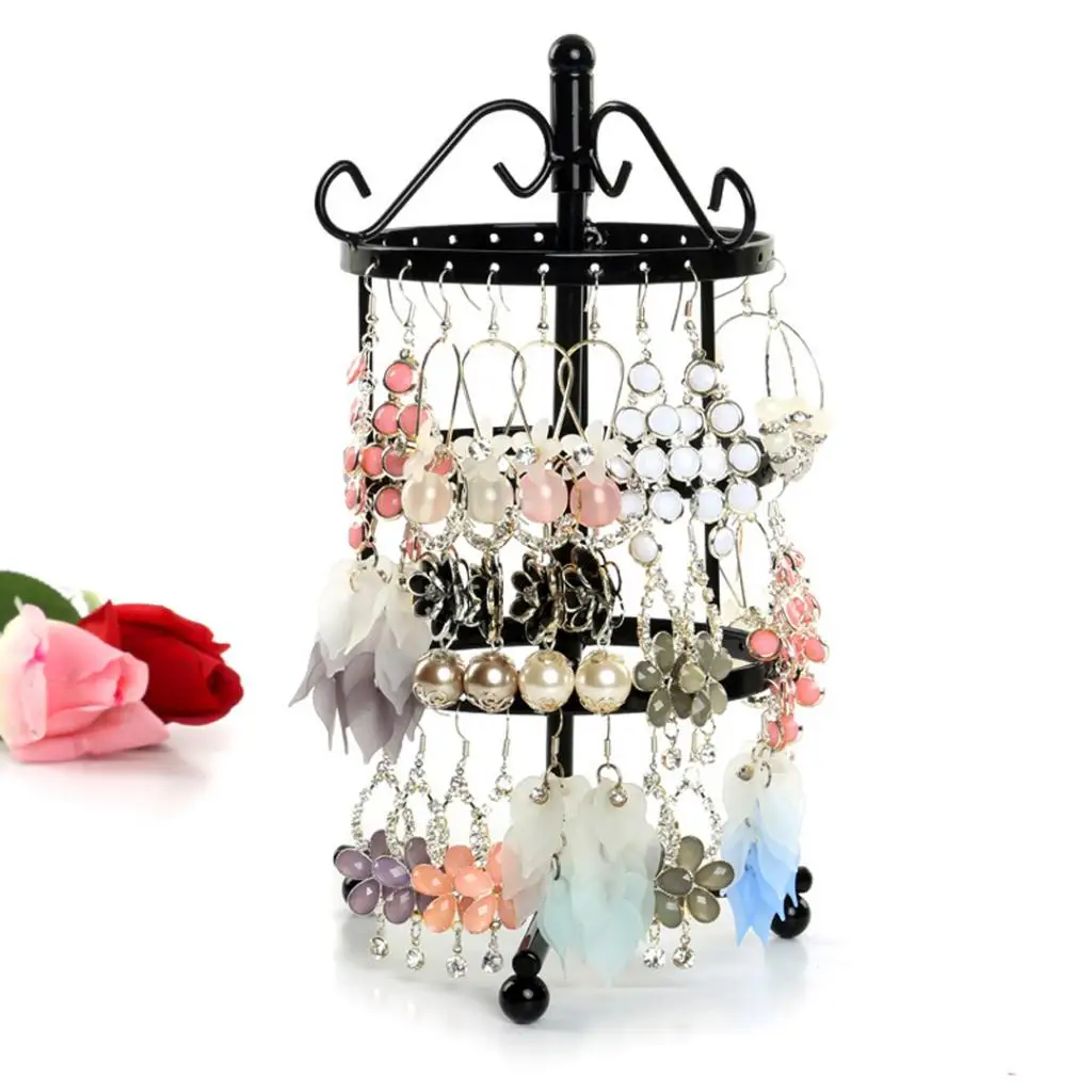 3 Tiers Rotating 36 pairs Earring Holder ~Necklace Organizer Stand ~ Jewelry Stand Display Rack Towers
3 Tiers Rotating 36 pairs Earring Holder ~Necklace Organizer Stand ~ Jewelry Stand Display Rack Towers