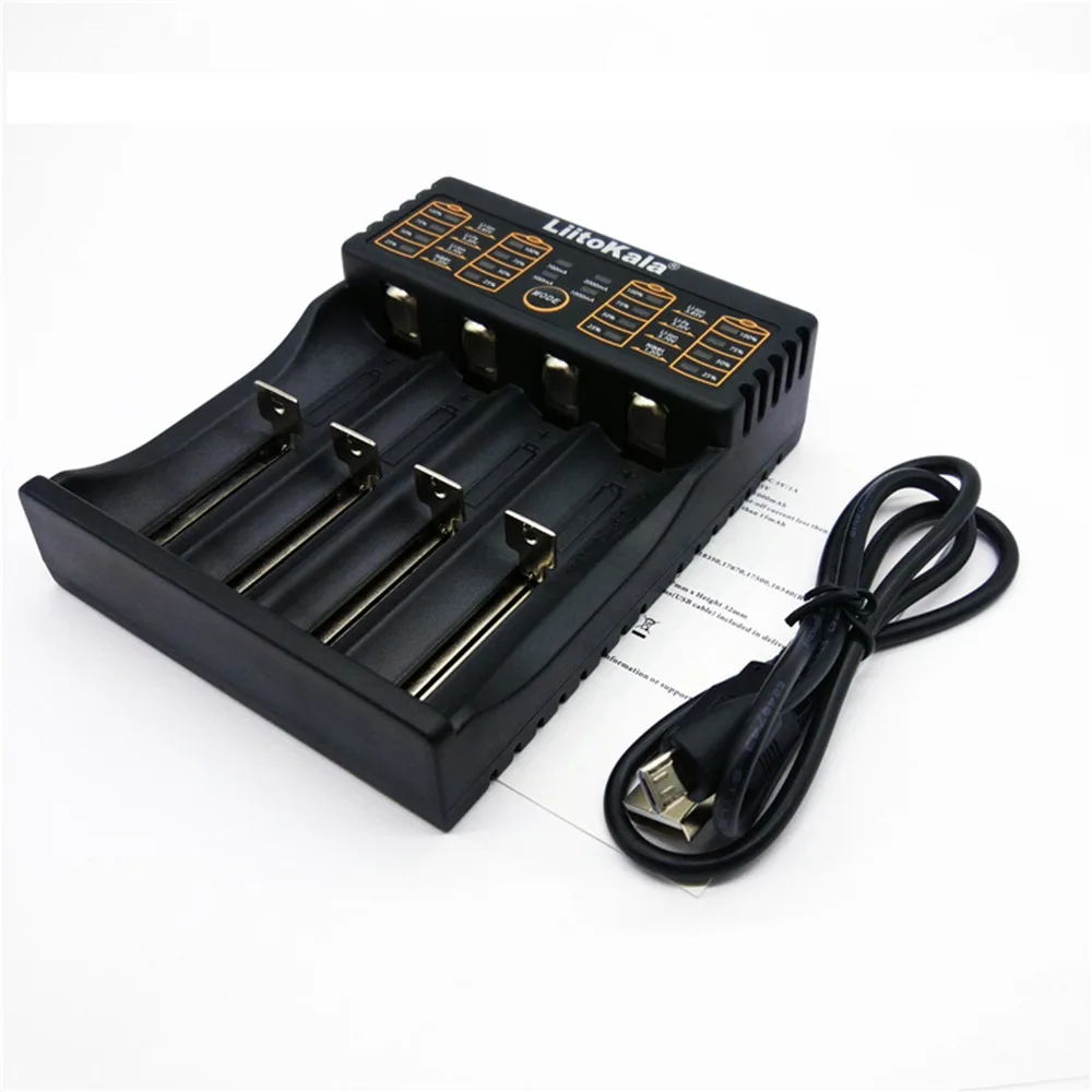 LiitoKala Lii-402 18650 Battery Charger For 1.2V 26650 16340 RCR123 14500 LiFePO4 Ni-CD Ni-MH Rechareable Batteries
LiitoKala Lii-402 18650 Battery Charger For 1.2V 26650 16340 RCR123 14500 LiFePO4 Ni-CD Ni-MH Rechareable Batteries