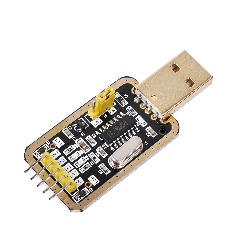 1set CH340G RS232 Update USB To TTL Converter Module UART Serial Port UFS-HWK STC Dowanloader Programmer Brush Small Plates | Электронные