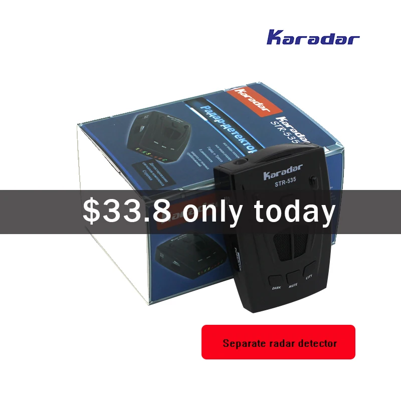 KARADAR автомобильный радар детектор STR535 значок дисплей X K лазер Strelka Анти качество