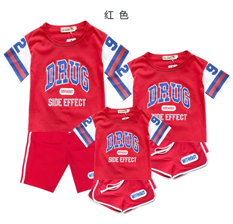Summer Clothing Set New Family Outfits Suit Mother Dad Girl Boy Baseball Suit Family Sports Wear Couples Matching Clothing
Summer Clothing Set New Family Outfits Suit Mother Dad Girl Boy Baseball Suit Family Sports Wear Couples Matching Clothing