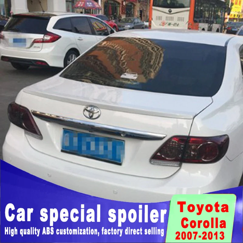 Пластмассовый задний нижний спойлер Corolla с 2007 по 2013 год, ABS дефлектор, Резиновая лента, спойлеры с внешним украшением
Пластмассовый задний нижний спойлер Corolla с 2007 по 2013 год, ABS дефлектор, Резиновая лента, спойлеры с внешним украшением